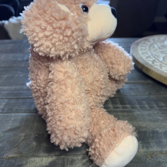 Pink Fuzzy Soft Plush Puppy Manhattan Toy Company 15” Stuffed Animal - Picture 6 of 6